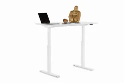 KARE24.se Skrivbord Smart - Vit/Vit Höj/Sänkbart, 120cm - KARE Design Clearance