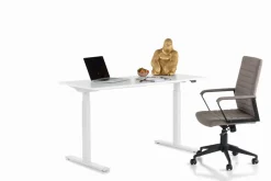 KARE24.se Skrivbord Smart - Vit/Vit Höj/Sänkbart, 140cm - KARE Design Outlet