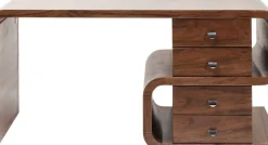 KARE24.se Skrivbord Snake - Valnöt, 150cm - KARE Design