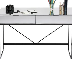 KARE24.se Skrivbord Soran - Svart, 120x50cm - KARE Design Online
