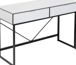 KARE24.se Skrivbord Soran - Svart, 120x50cm - KARE Design Online