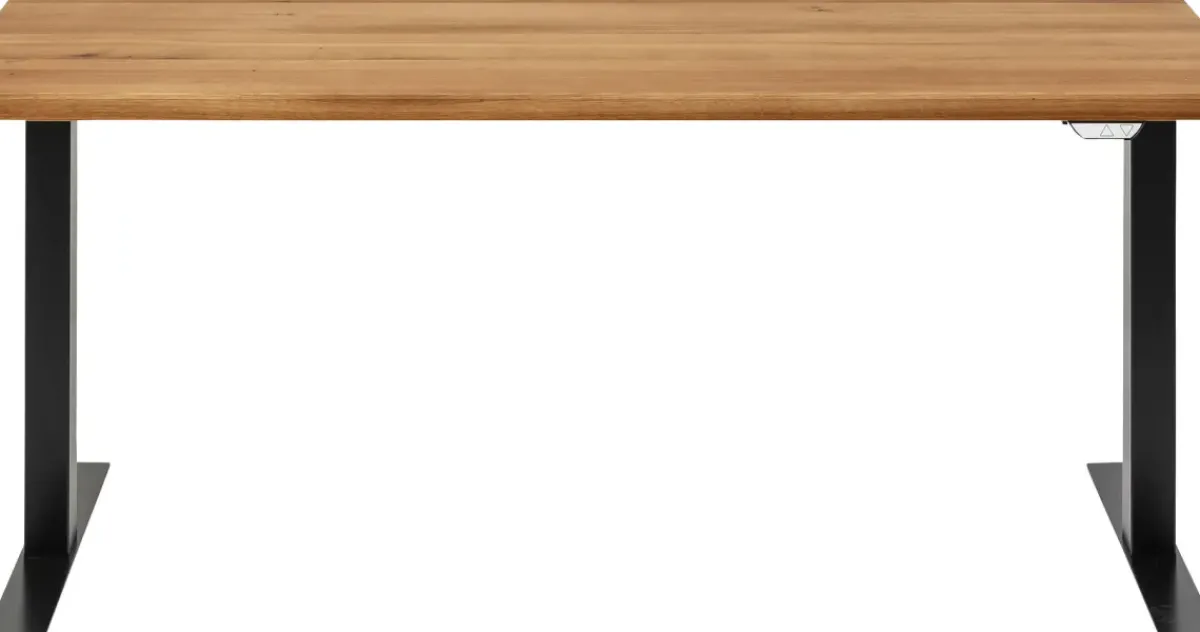 KARE24.se Skrivbord Symphony - Ek/Svart Höj/Sänkbart, 160cm - KARE Design Best