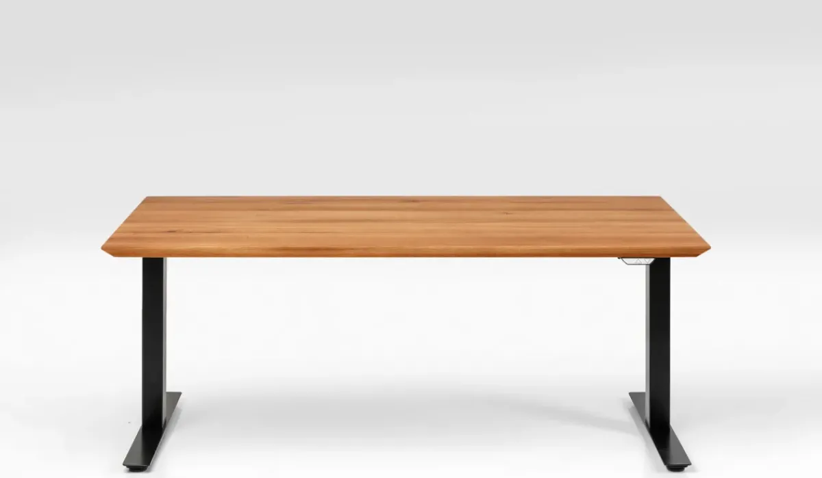 KARE24.se Skrivbord Symphony - Ek/Svart Höj/Sänkbart, 180cm - KARE Design Clearance