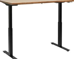 KARE24.se Skrivbord Symphony - Massivt Trä/Svart Höj/Sänkbart, 160cm - KARE Design