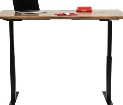 KARE24.se Skrivbord Symphony - Massivt Trä/Svart Höj/Sänkbart, 160cm - KARE Design