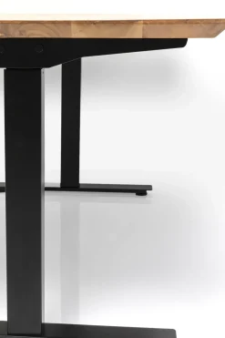 KARE24.se Skrivbord Symphony - Massivt Trä/Svart Höj/Sänkbart, 160cm - KARE Design