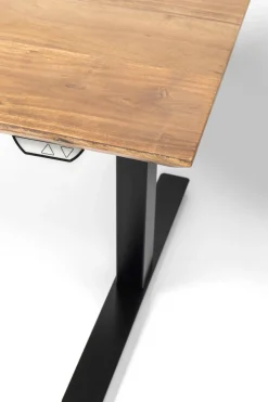 KARE24.se Skrivbord Symphony - Massivt Trä/Svart Höj/Sänkbart, 160cm - KARE Design