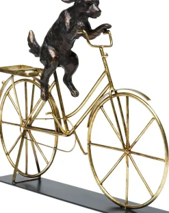 KARE24.se Skulptur Dog On Bicycle - Dekor Cyklande Hund - KARE Design Outlet