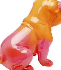 KARE24.se Skulptur Fashion Dog - Orange/Guld, 37cm - KARE Design New