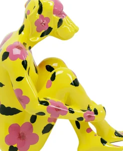 KARE24.se Skulptur Gangster Dog - Gul, 80cm - KARE Design
