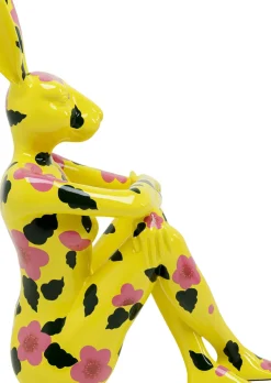 KARE24.se Skulptur Gangster Rabbit - Gul 80cm - KARE Design Sale