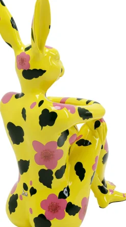 KARE24.se Skulptur Gangster Rabbit - Gul 80cm - KARE Design Sale
