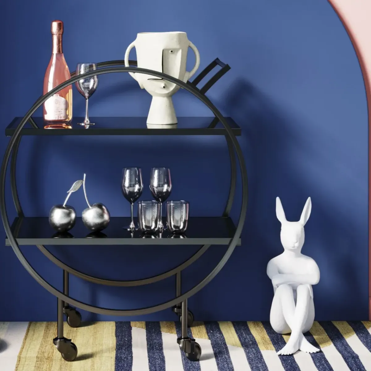 KARE24.se Skulptur Gangster Rabbit Vit - KARE Design Clearance