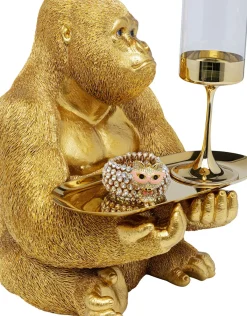 KARE24.se Skulptur Gorilla Butler, 37cm - Gorilla med Bricka - KARE Design Clearance