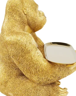 KARE24.se Skulptur Gorilla Butler, 37cm - Gorilla med Bricka - KARE Design Clearance