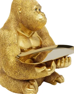 KARE24.se Skulptur Gorilla Butler, 37cm - Gorilla med Bricka - KARE Design Clearance