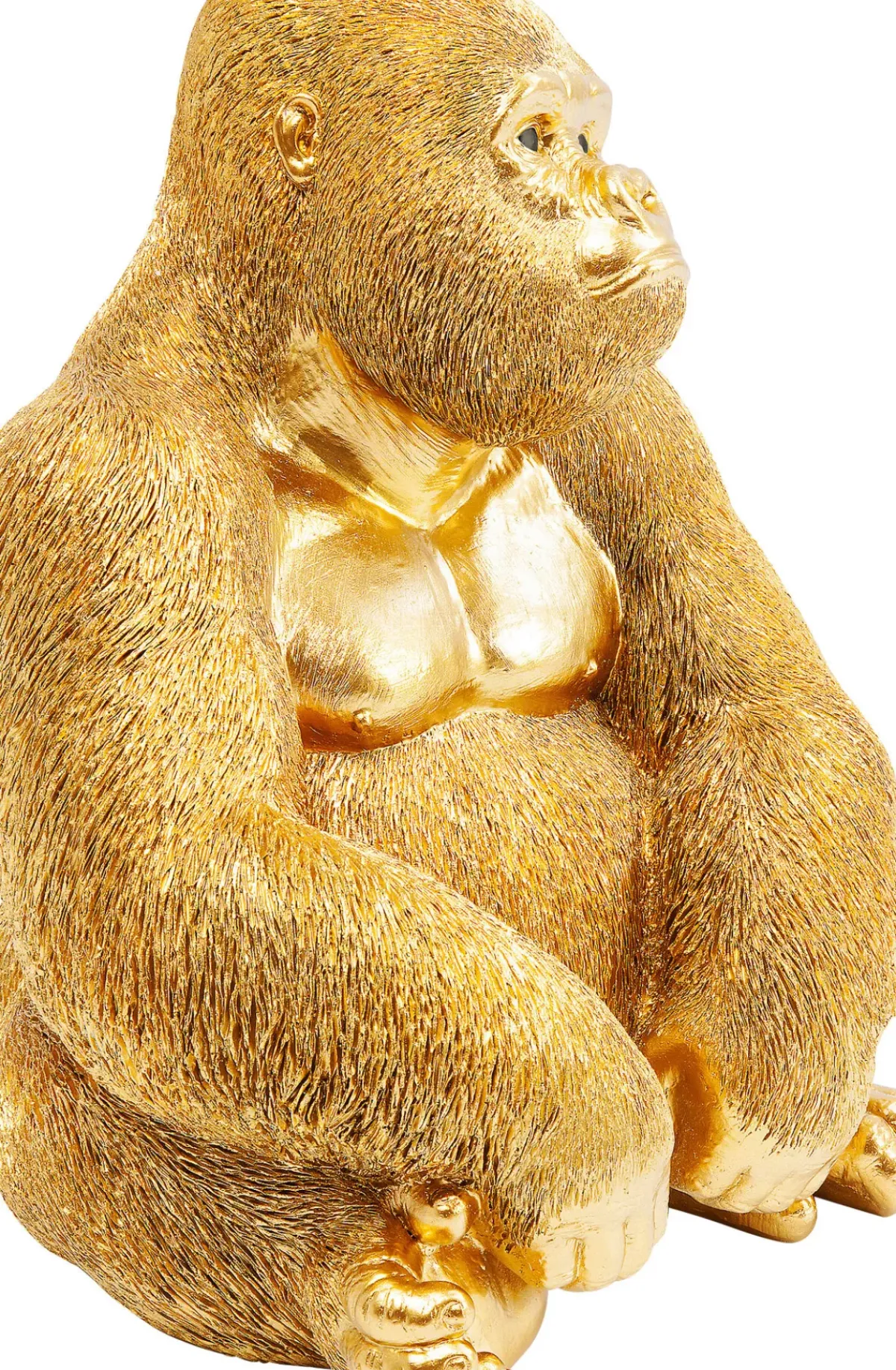 KARE24.se Skulptur Gorilla - Guld, 38,5cm - KARE Design New