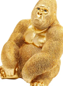 KARE24.se Skulptur Gorilla - Guld, 38,5cm - KARE Design New