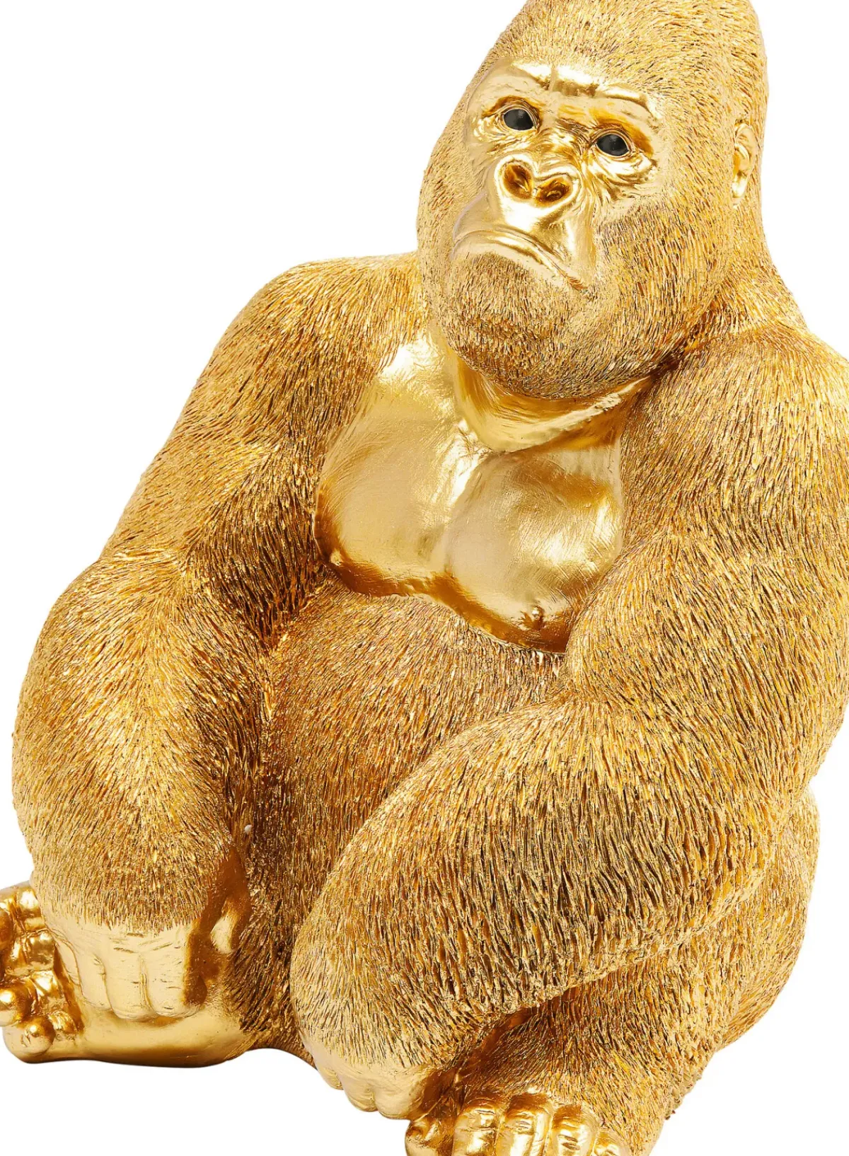 KARE24.se Skulptur Gorilla - Guld, 38,5cm - KARE Design New