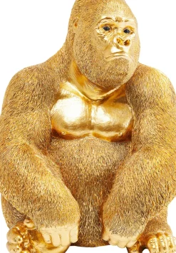 KARE24.se Skulptur Gorilla - Guld, 38,5cm - KARE Design New
