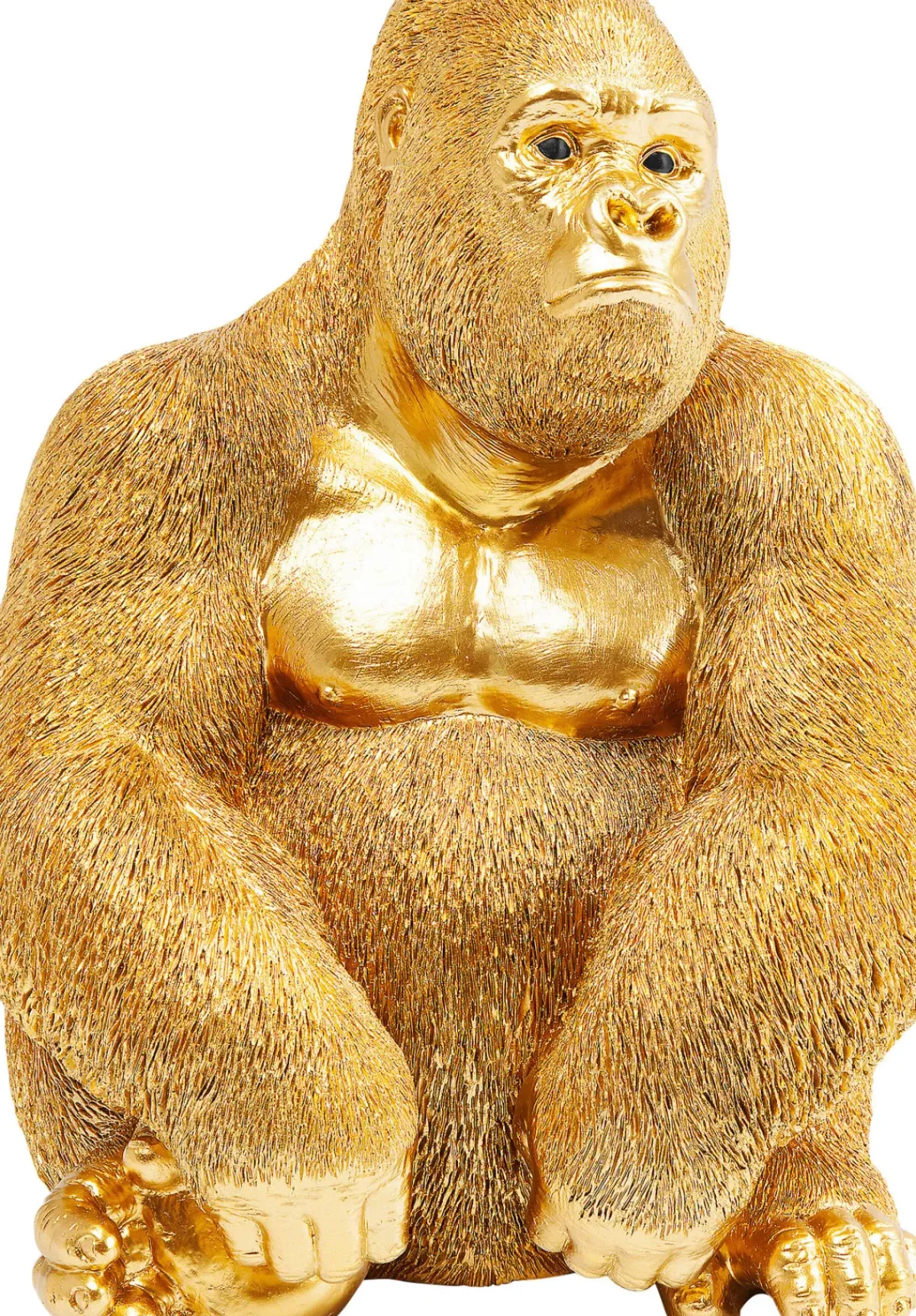 KARE24.se Skulptur Gorilla - Guld, 38,5cm - KARE Design New