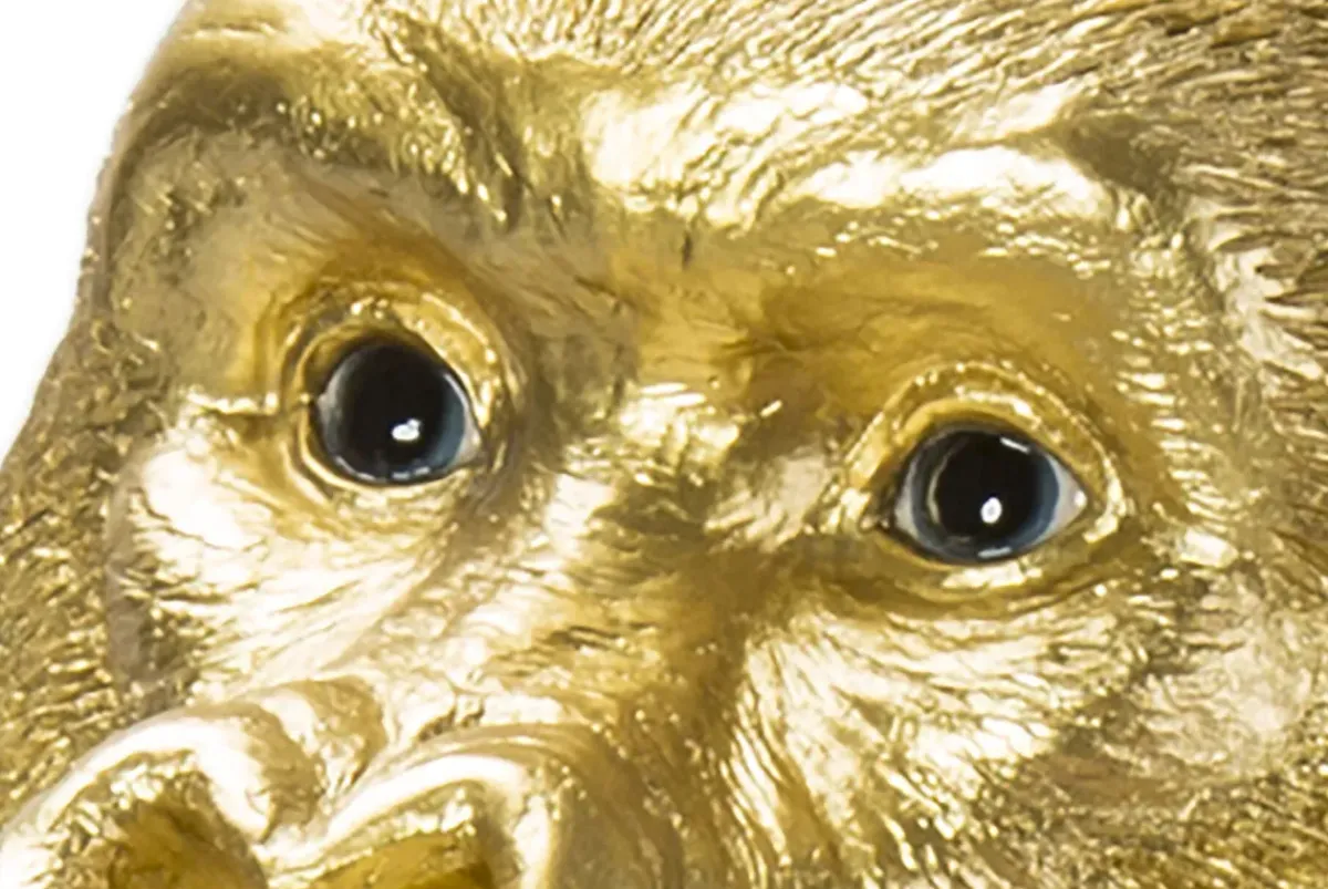 KARE24.se Skulptur Gorilla - Guld, 38,5cm - KARE Design New