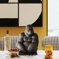 KARE24.se Skulptur Gorilla - Svart, 39cm - KARE Design Clearance