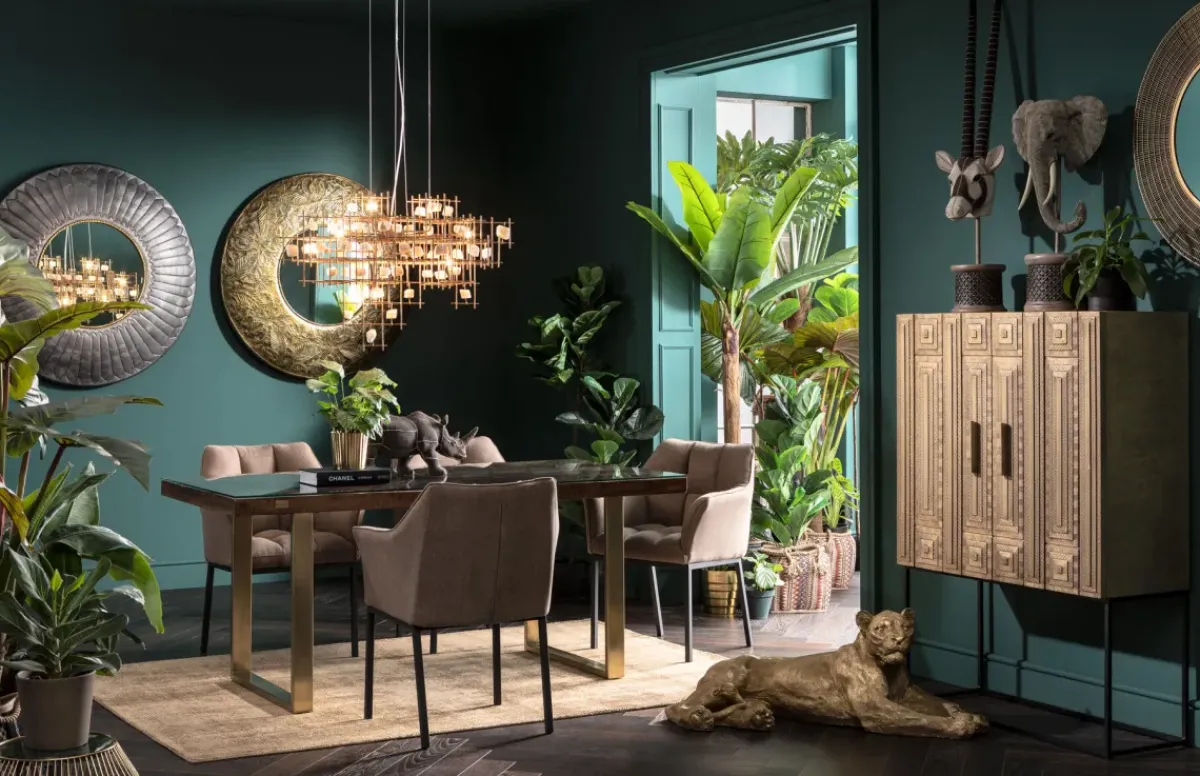 KARE24.se Skulptur Lion Gold - Dekor Guld Lejon, 113cm - KARE Design Best