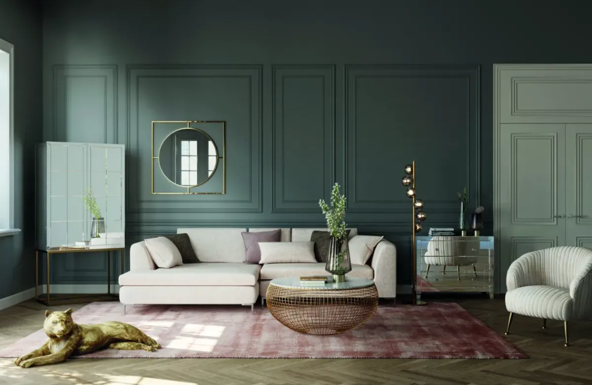 KARE24.se Skulptur Lion Gold - Dekor Guld Lejon, 113cm - KARE Design Best