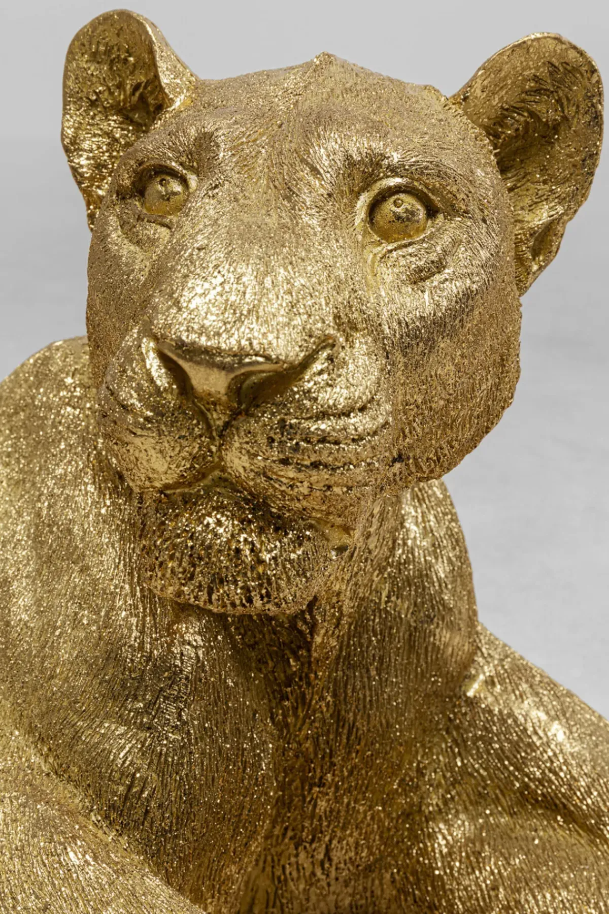KARE24.se Skulptur Lion Gold - Dekor Guld Lejon, 113cm - KARE Design Best