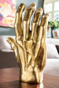 KARE24.se Skulptur Mano - Hand i Guldfinish - KARE Design Online