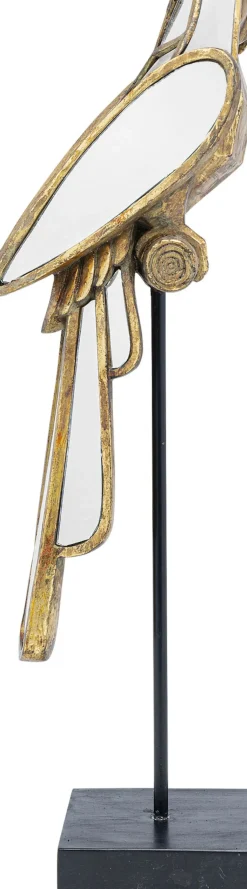 KARE24.se Skulptur Mirrored Parrot - Guld/Spegelglas, 53cm - KARE Design Clearance