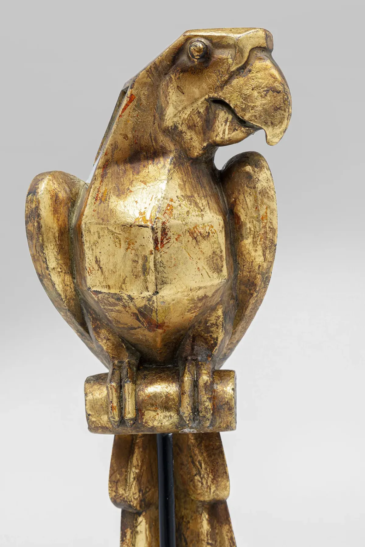 KARE24.se Skulptur Mirrored Parrot - Guld/Spegelglas, 53cm - KARE Design Clearance