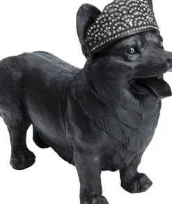 KARE24.se Skulptur Royal Standing Corgi - Dekor Svart Hund - KARE Design Clearance