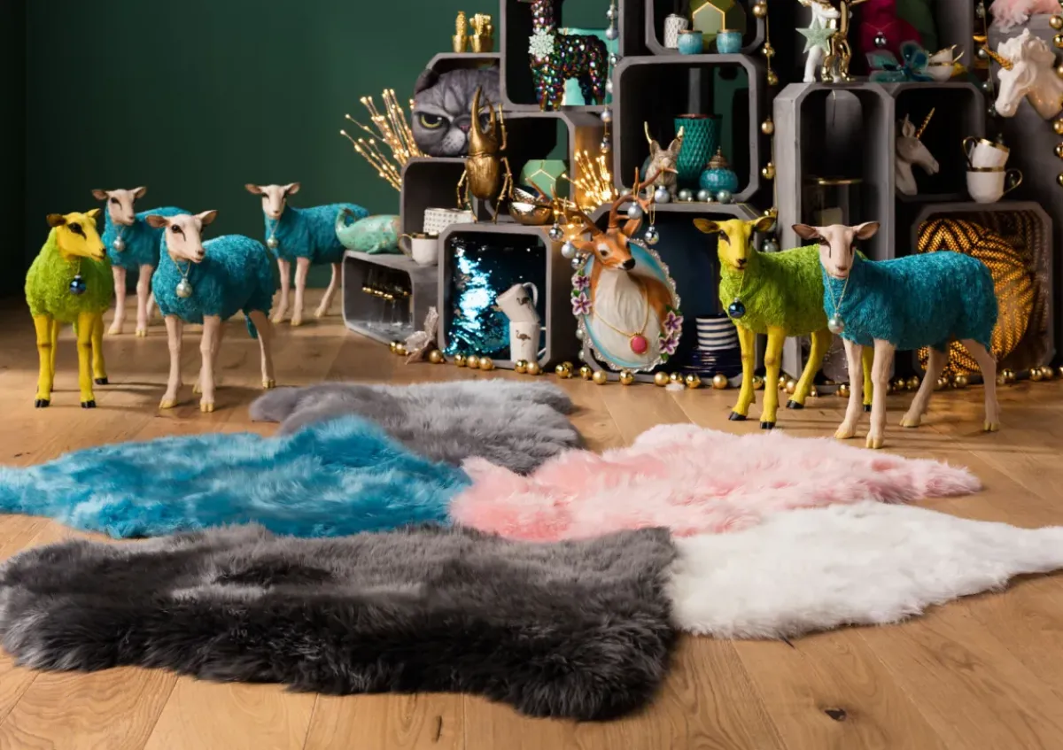 KARE24.se Skulptur Sheep Colore Grön, 60cm - KARE Design Best