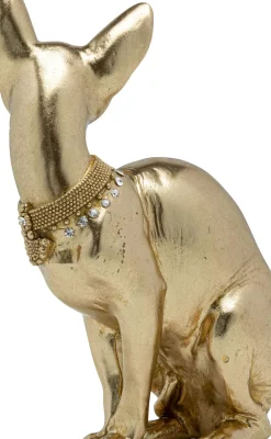 KARE24.se Skulptur Sitting Cat - Dekorfigur Guld Katt, 27cm - KARE Design Discount