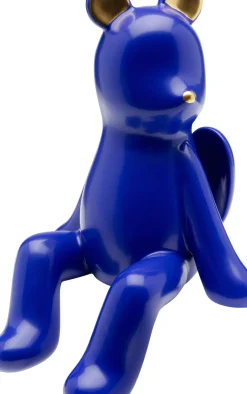 KARE24.se Skulptur Sitting Squirrel - Ekorre, Blå, Handgjord, Unik, 20cm - KARE Design New