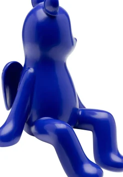 KARE24.se Skulptur Sitting Squirrel - Ekorre, Blå, Handgjord, Unik, 20cm - KARE Design New