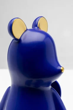 KARE24.se Skulptur Sitting Squirrel - Ekorre, Blå, Handgjord, Unik, 20cm - KARE Design New
