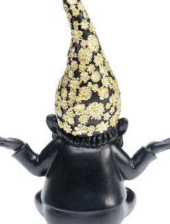 KARE24.se Skulptur Tomte Meditation - Svart/Guld, 19cm - KARE Design Hot