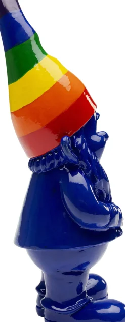 KARE24.se Skulptur Tomte Standing - Blå/Rainbow, 21cm - KARE Design Sale