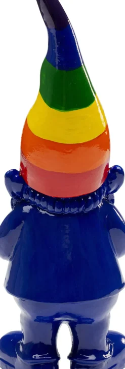 KARE24.se Skulptur Tomte Standing - Blå/Rainbow, 21cm - KARE Design Sale