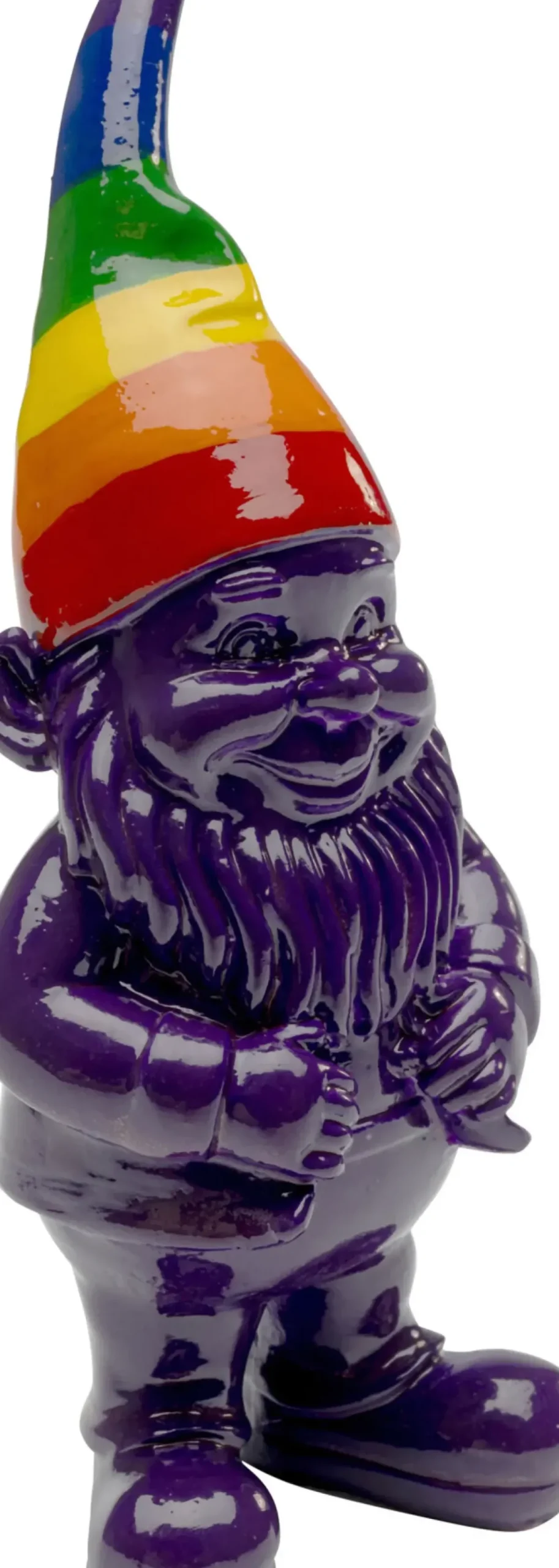 KARE24.se Skulptur Tomte Standing - Lila/Rainbow, 11cm - KARE Design New