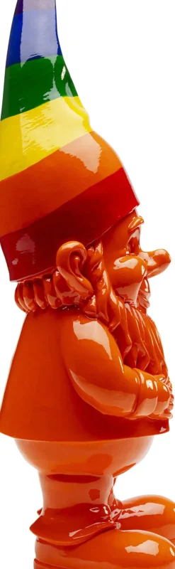 KARE24.se Skulptur Tomte Standing - Orange/Rainbow, 46cm - KARE Design Best