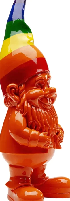 KARE24.se Skulptur Tomte Standing - Orange/Rainbow, 46cm - KARE Design Best