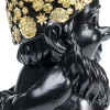 KARE24.se Skulptur Tomte Standing - Svart/Guld, 30cm - KARE Design Outlet