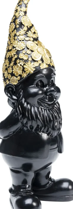 KARE24.se Skulptur Tomte Standing - Svart/Guld, 30cm - KARE Design Outlet