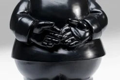 KARE24.se Skulptur Tomte Standing - Svart/Guld, 30cm - KARE Design Outlet