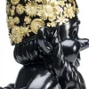 KARE24.se Skulptur Tomte Standing - Svart/Guld, 61cm - KARE Design Online