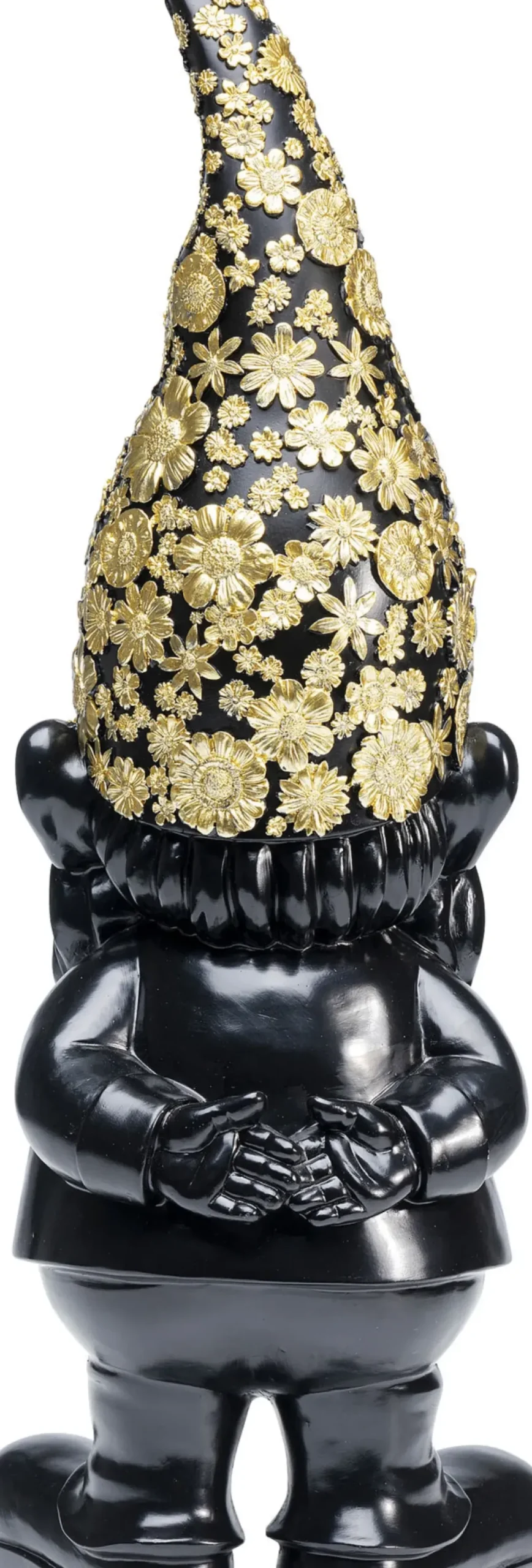 KARE24.se Skulptur Tomte Standing - Svart/Guld, 61cm - KARE Design Online